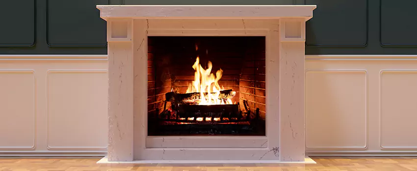 Decorative Electric Fireplace Installation in Syosset, New York