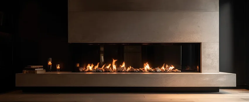 Gas Fireplace Ember Bed Design Services in Syosset, New York