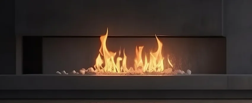 B-Vent Gas Fireplace Installation in Syosset, NY