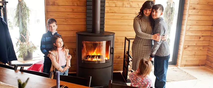 Morso Cast Iron Fireplace Insert Installation in Syosset, New York