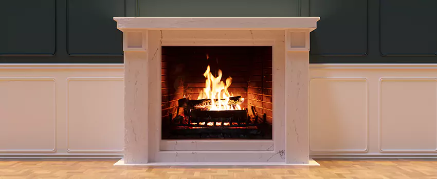 Open Flame Wood-Burning Fireplace Installation Services in Syosset, New York