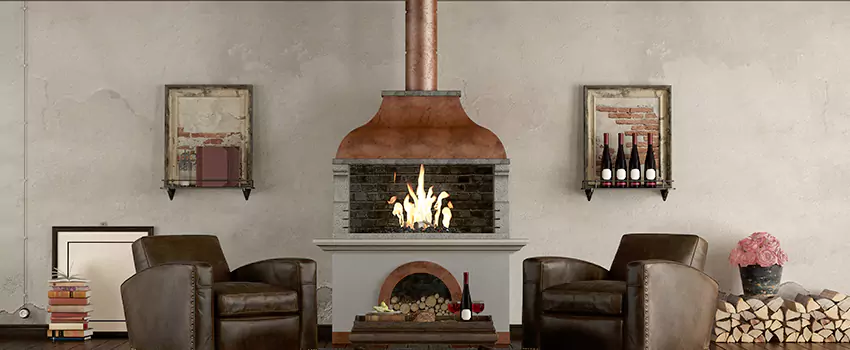 Thelin Hearth Products Providence Pellet Insert Fireplace Installation in Syosset, NY