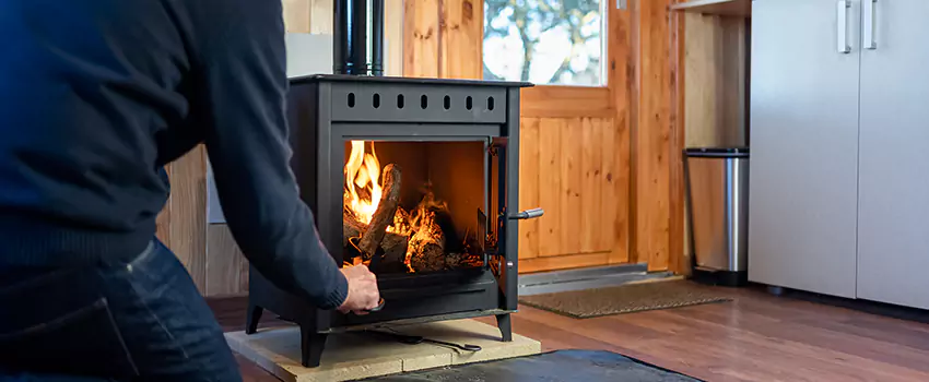 Open Hearth Wood Fireplace Installation in Syosset, NY
