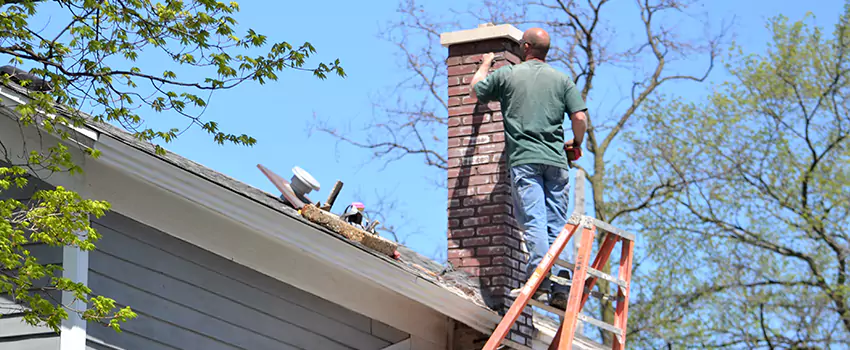 Vinyl and PVC Chimney Flashing Installation in Syosset, NY