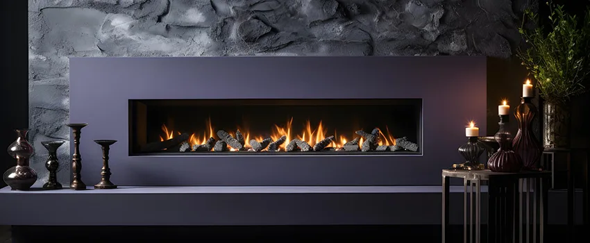 Ember Bed for Ventless Gas Fireplace in Syosset, NY